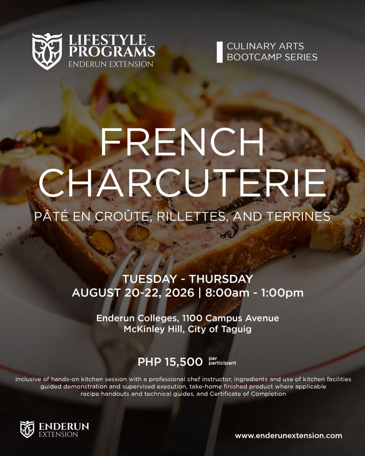 Culinary Bootcamp Series: Gourmet French Charcuterie