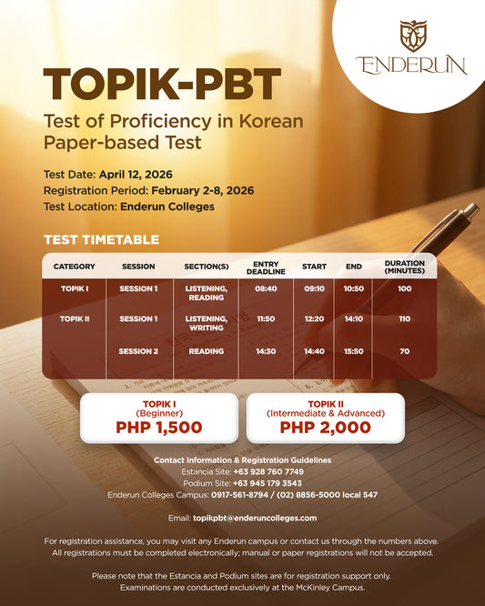 TOPIK 1 Registration Exam Fee