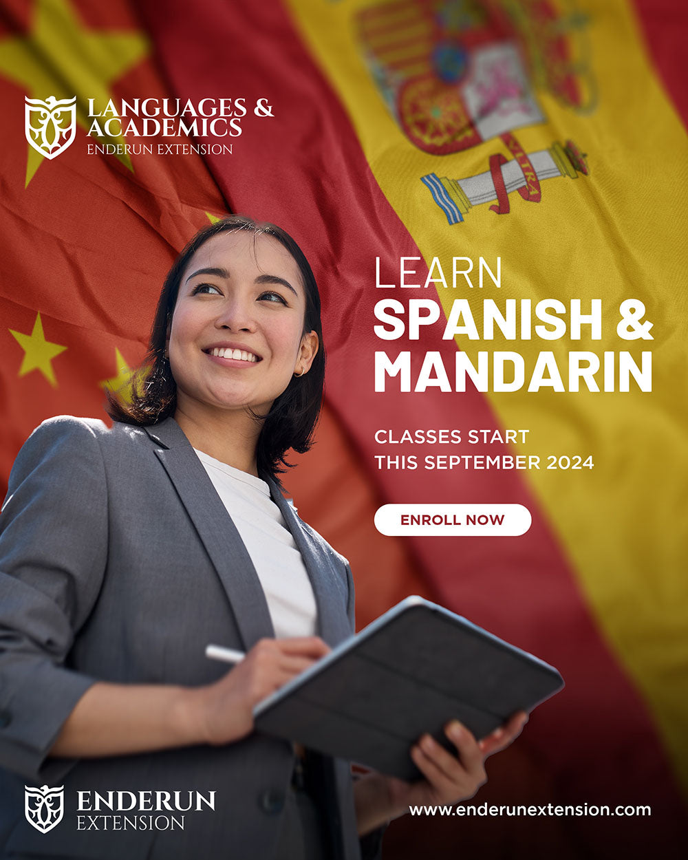Spanish and Mandarin Language