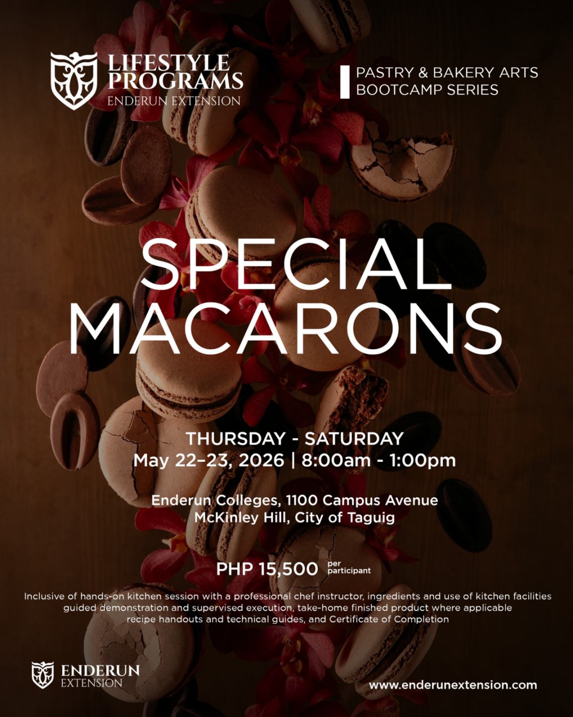 Pastry Bootcamp Series: Special Macarons