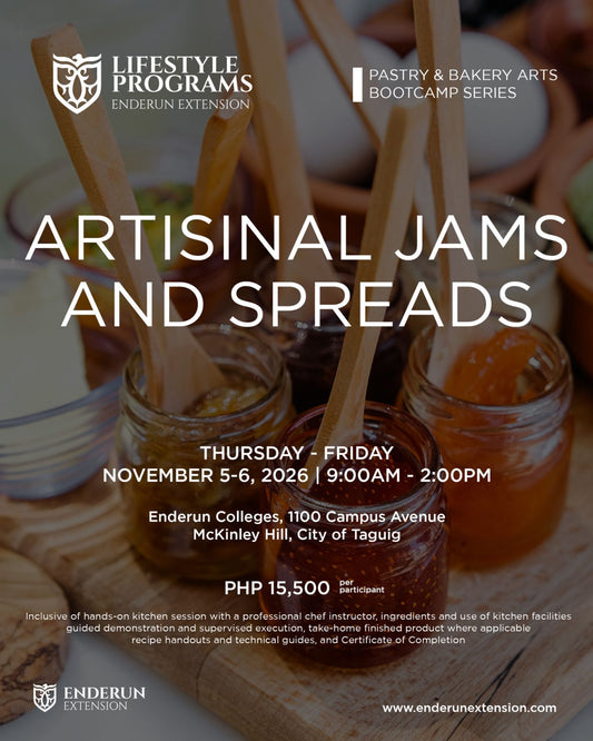 Pastry Bootcamp Series: Artisanal Jams and Spreads