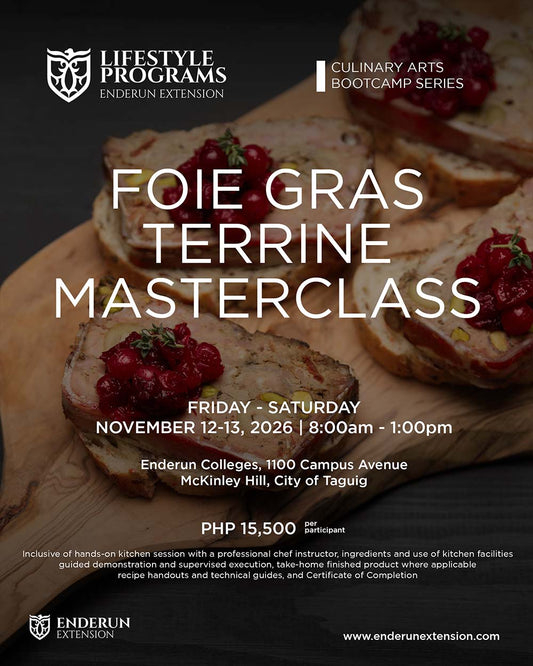 Culinary Bootcamp Series: Foie Gras Terrine Masterclass