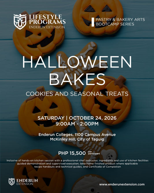 Pastry Bootcamp Series: Halloween Bakes: Cookies and Seasonal Treats