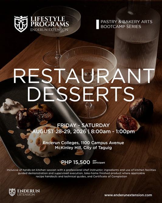 Pastry Bootcamp Series: Restaurant Desserts
