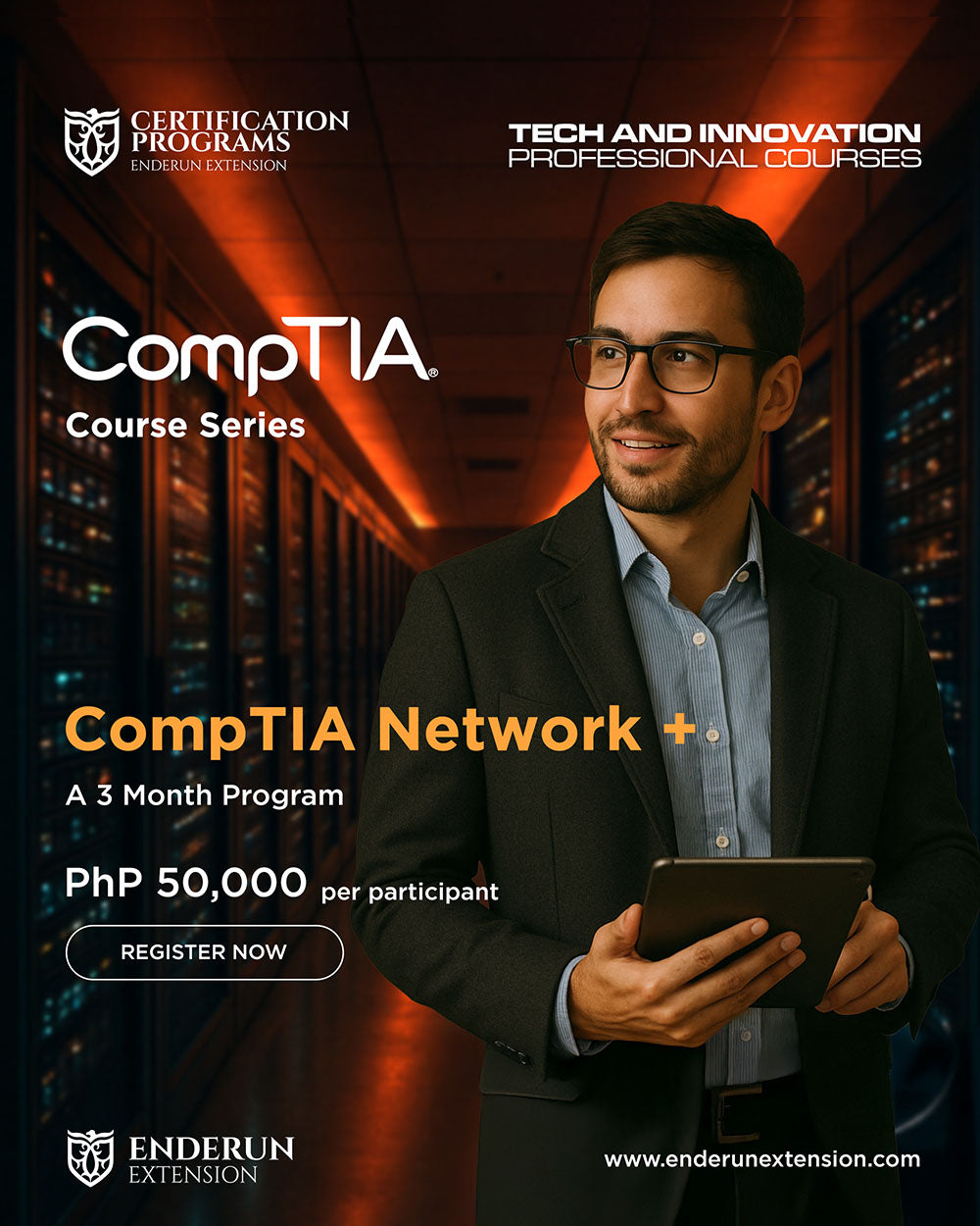 Tech and Innovation Courses: CompTIA Network+ – Enderun Extension