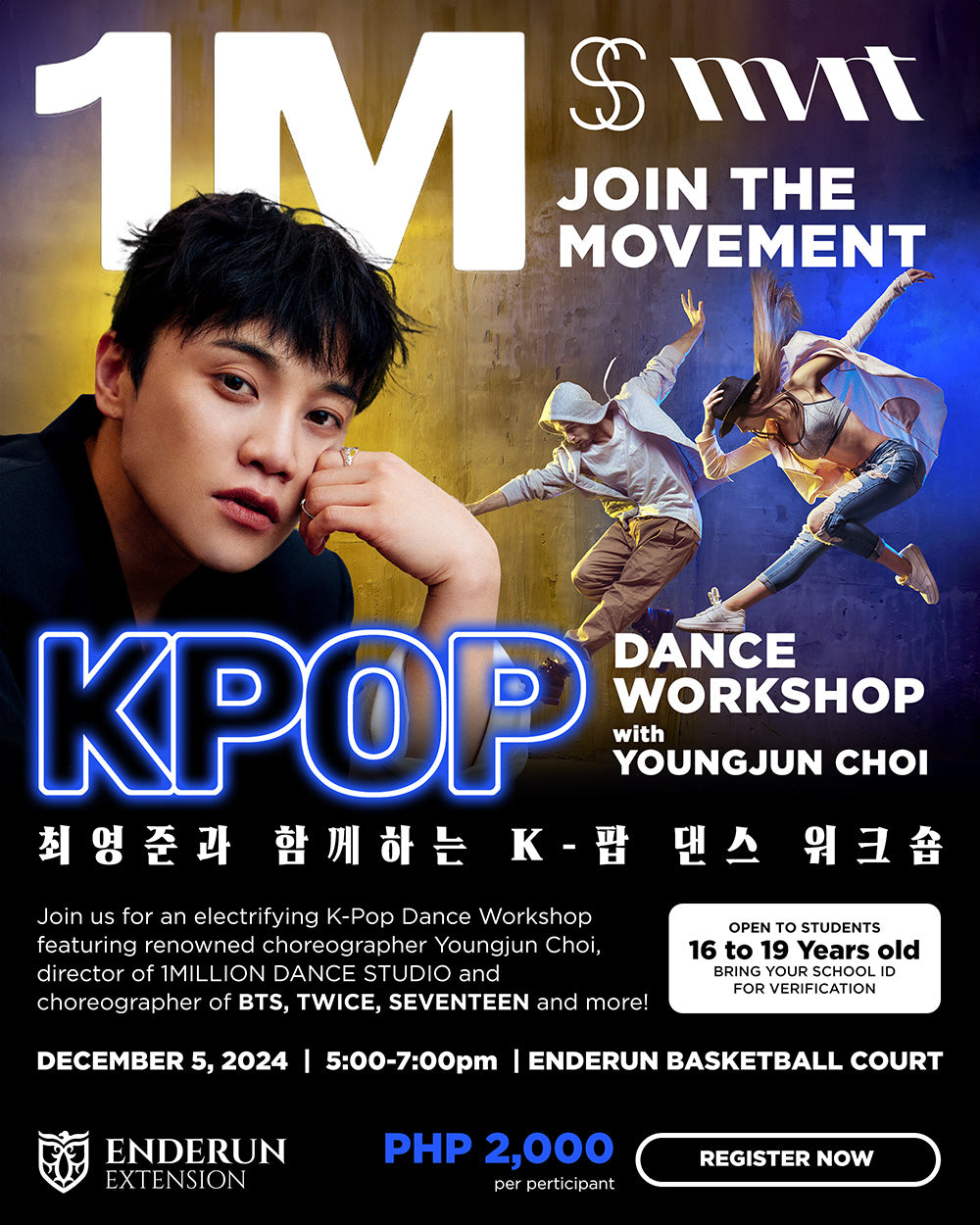 KPOP Dance Worshop with Youngjun Choi