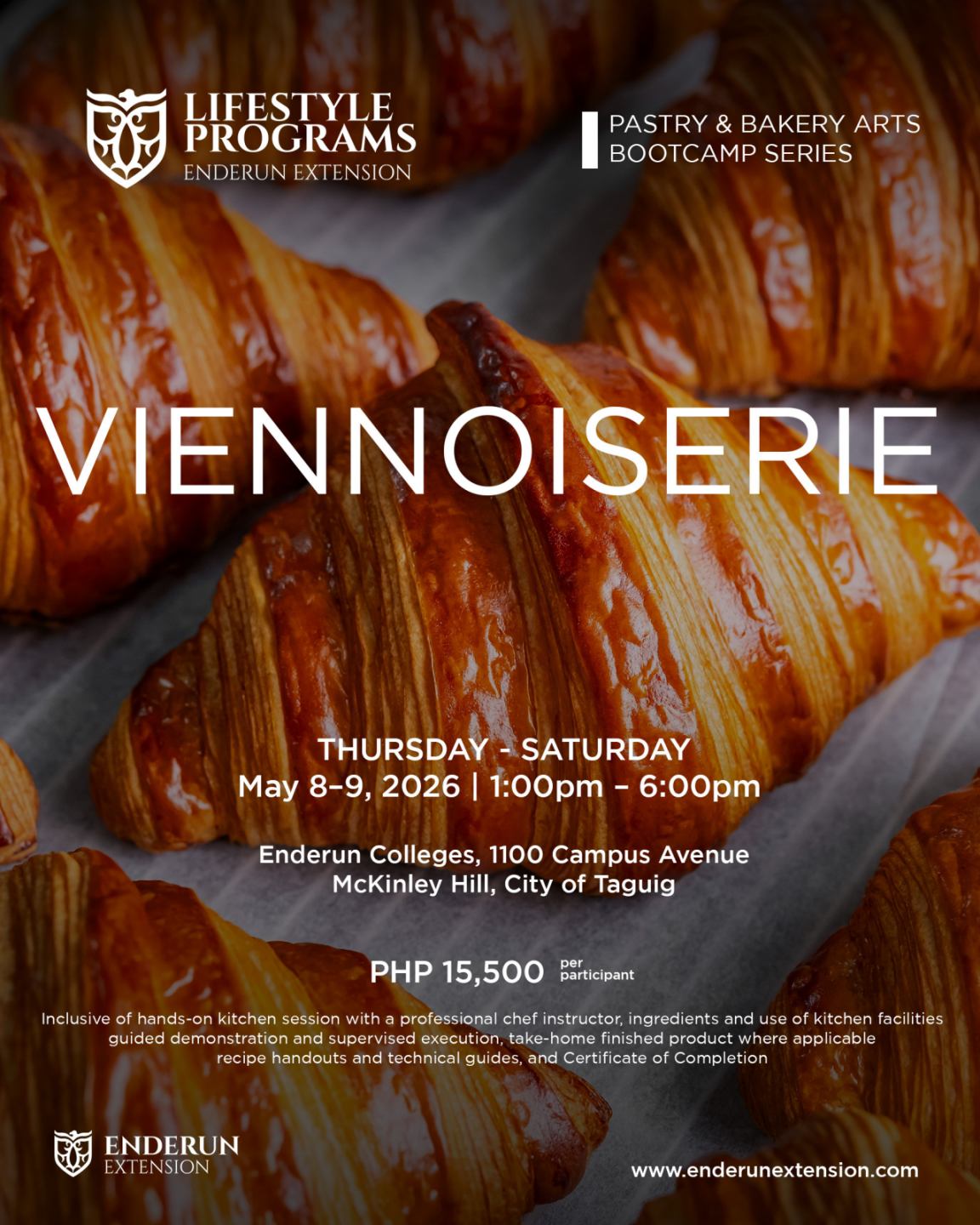 Pastry Bootcamp Series: Viennoiserie