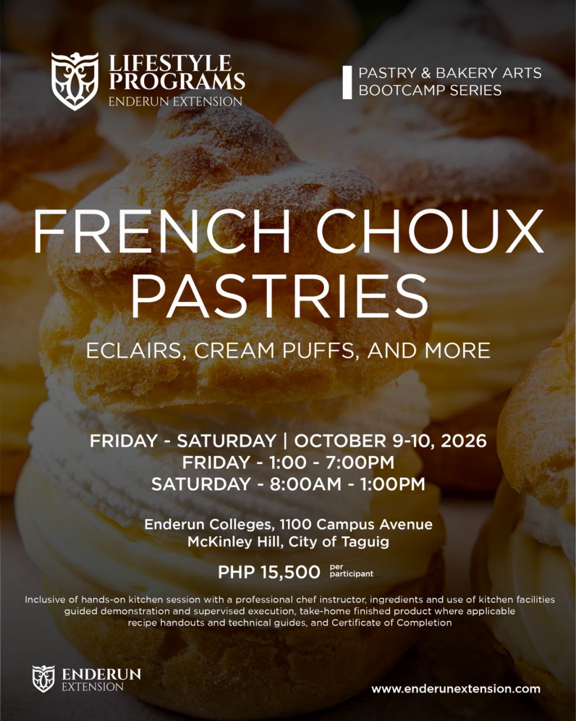 Pastry Bootcamp Series: Pâte à Choux