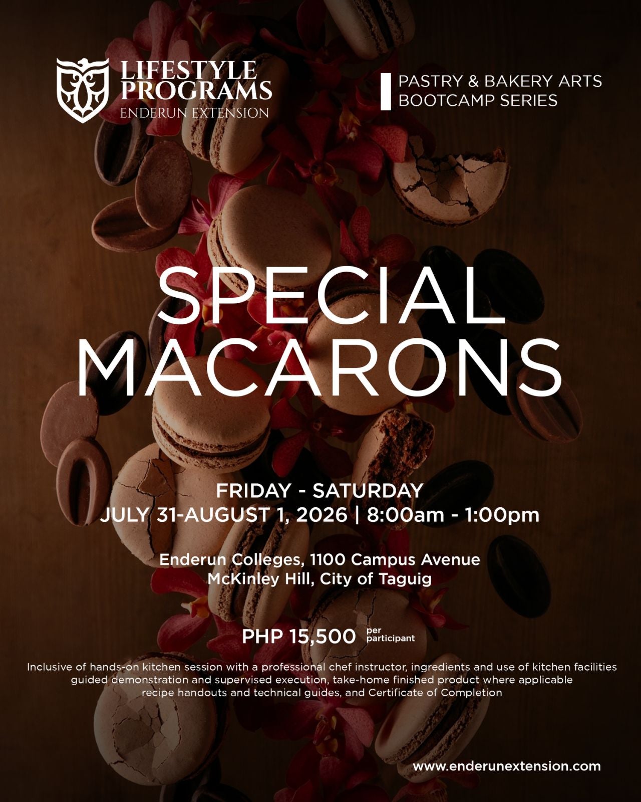 Pastry Bootcamp Series: Special Macarons