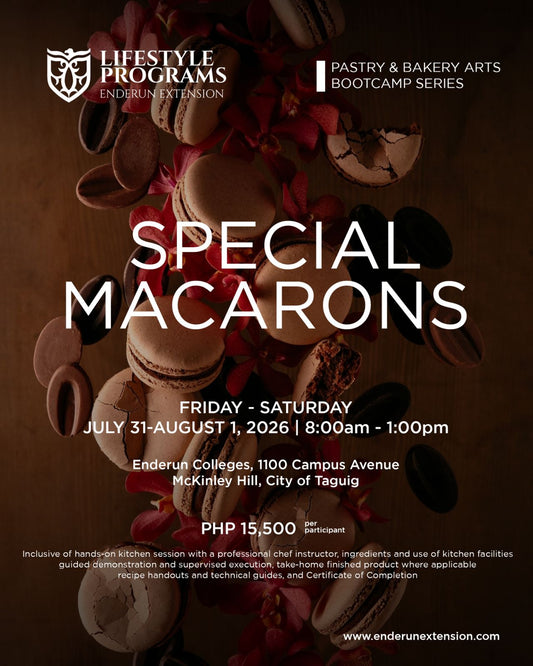 Pastry Bootcamp Series: Special Macarons